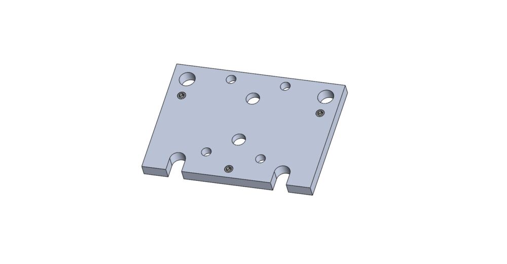 Platine standard réglable