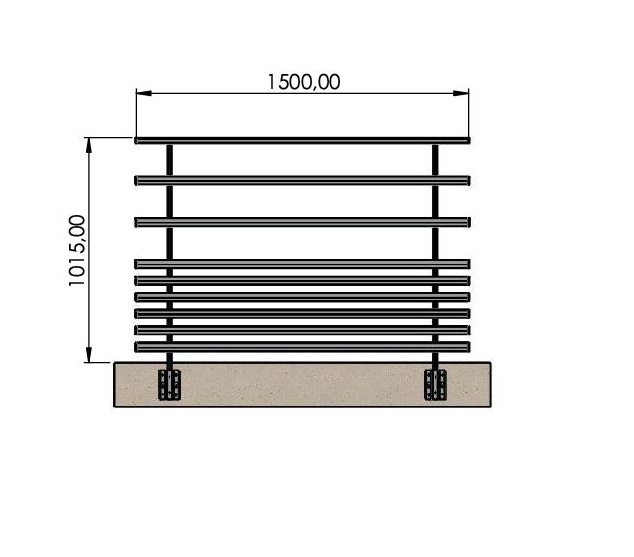 8 lisses - lg 1500 -