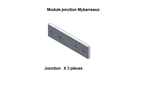 Kit jonction Mybarreaux