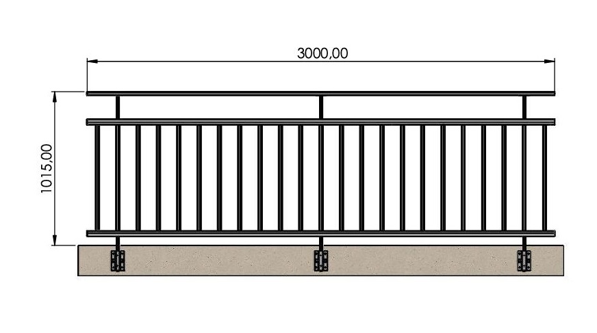 Mybarreaux  -déporté lg 3000 -